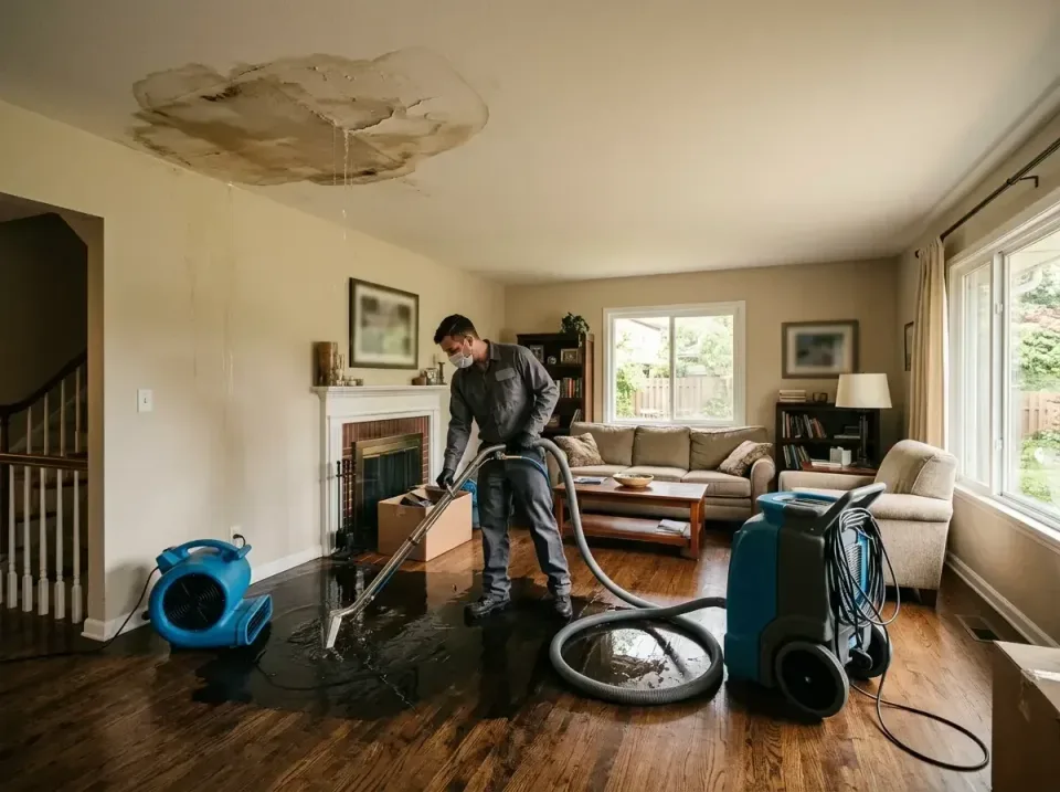 attic-pipe-burst-ceiling-drip-008 — frequently asked questions, Water Damage Restoration & Carpet Care in Harrodsburg, KY